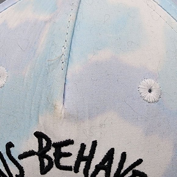 Disney Stitch Mis-behaved embroidered tie dyed baseball hat with adjustable band - Picture 12 of 12